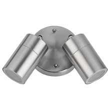 Lyra 2 Light Outdoor Wall Spotlight
